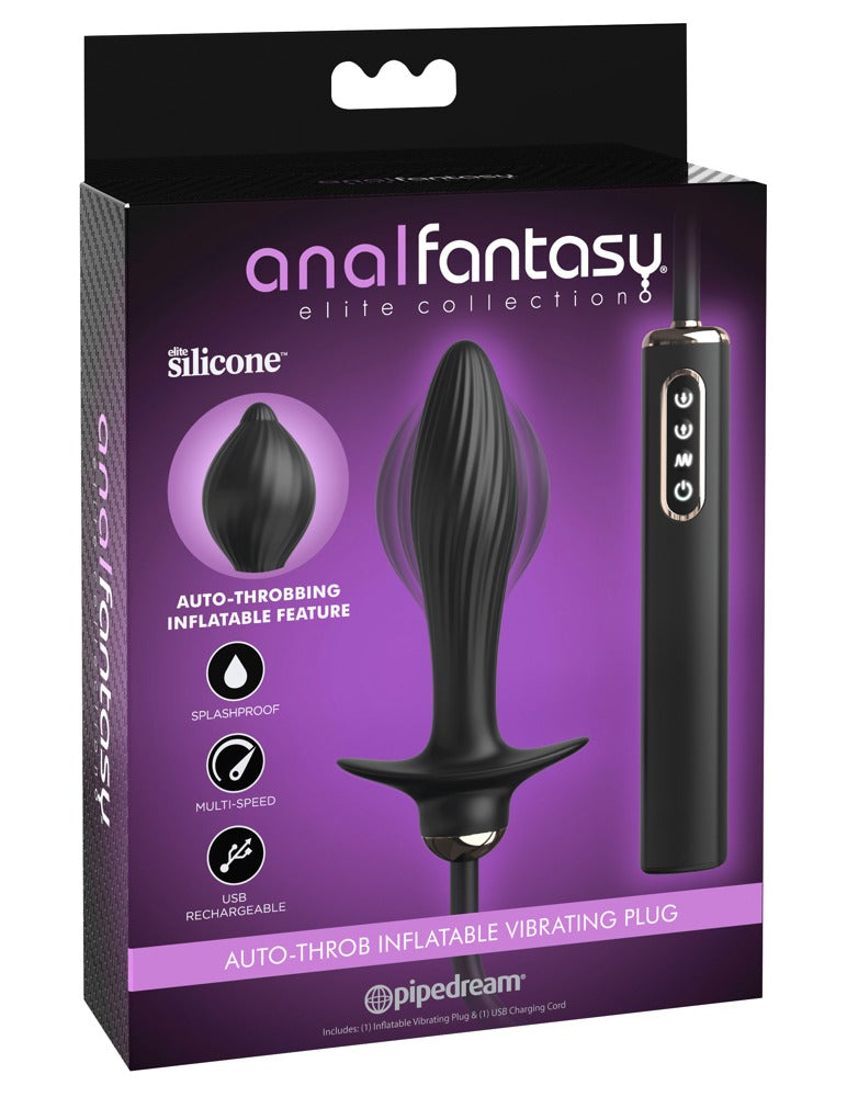 Vibrador Anal Insuflável Auto-Oscilante