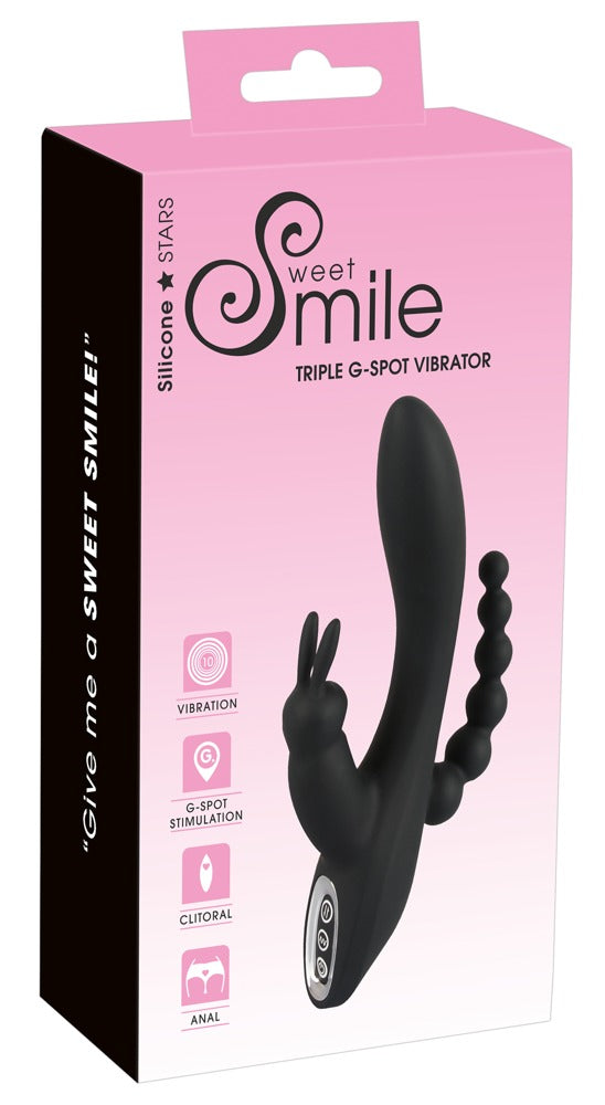Vibrador de Ponto G Triplo