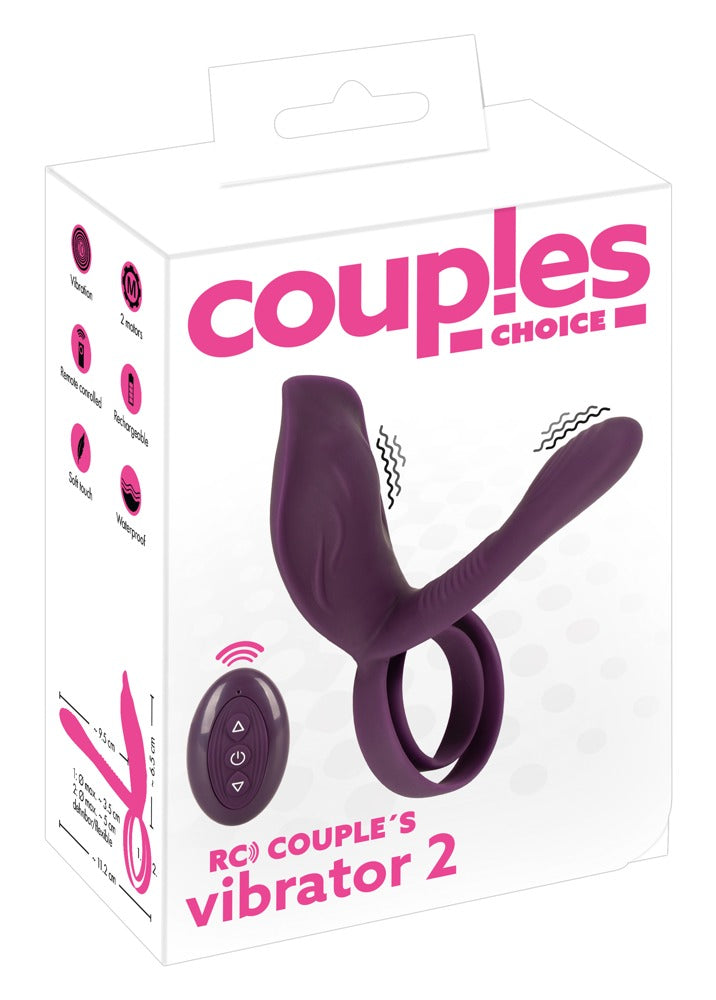 Vibrador de Casal Telecomandado 2