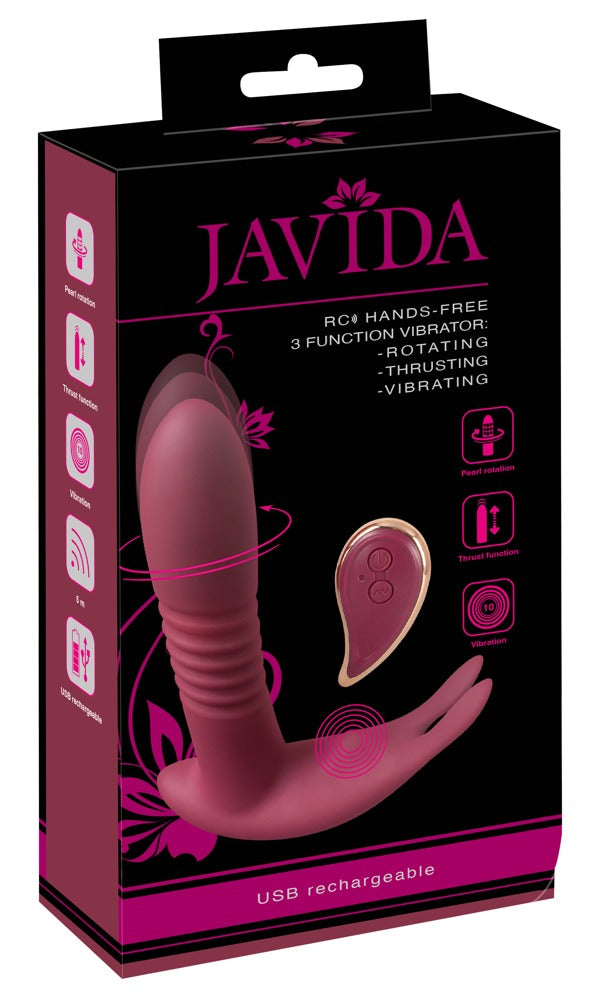 Vibrador Mãos-Livres RC com 3 Funções