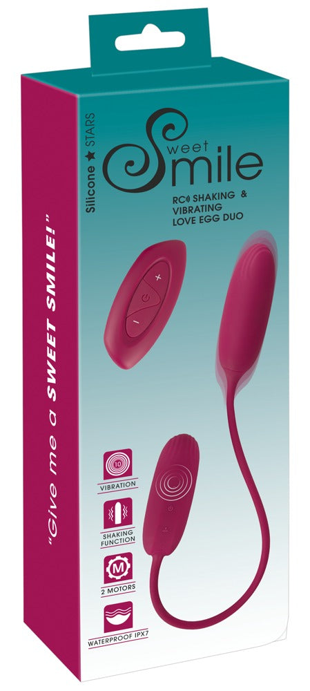 Duo de Ovos de Amor Vibratórios e com Tremores RC