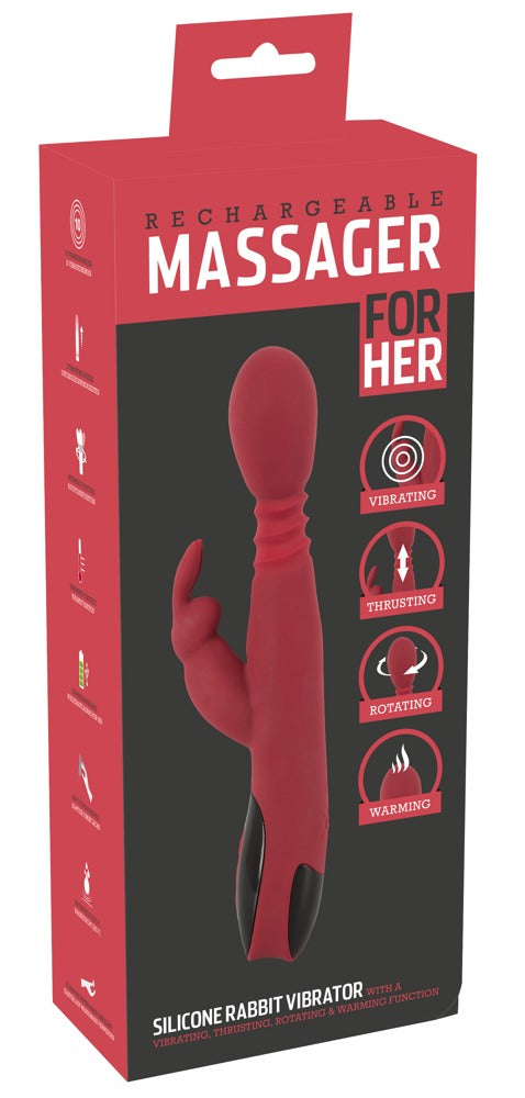 Vibrador de Silicone Coelho
