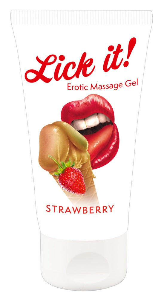 Gel de Massagem Erótica Morango