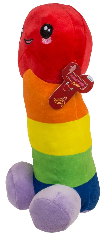 Pénis de Peluche Arco-Íris