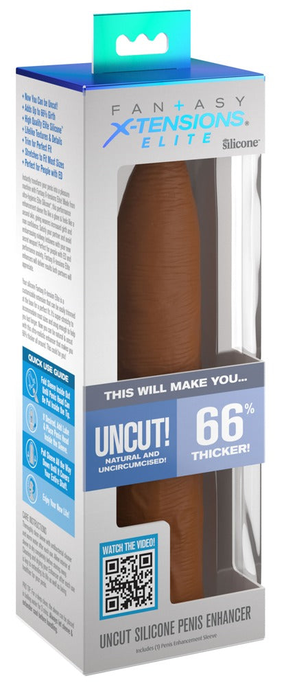 Extensor de Pénis de Silicone sem Cortar