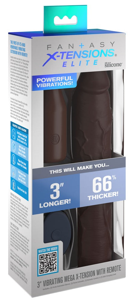 Mega Extensor Vibratório de 3" com Comando Remoto