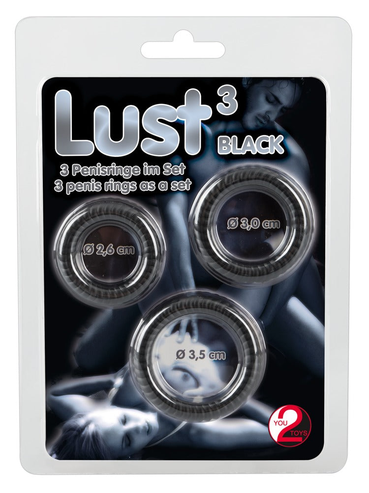 Trio de Anéis Penianos Lust