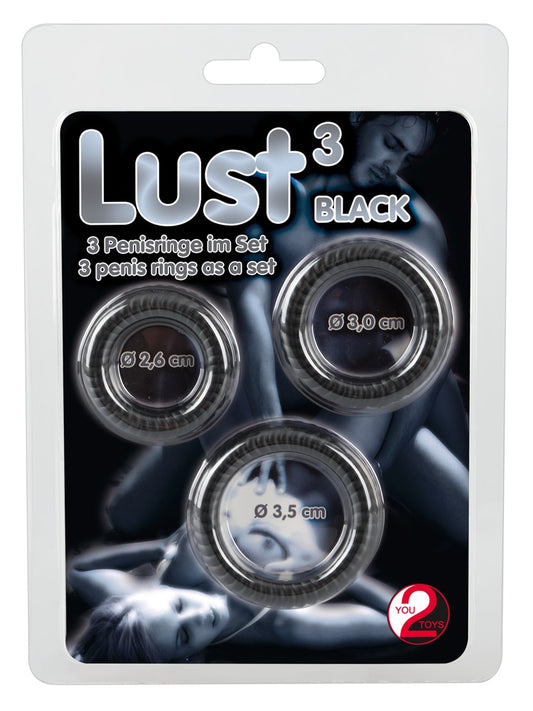 Trio de Anéis Penianos Lust