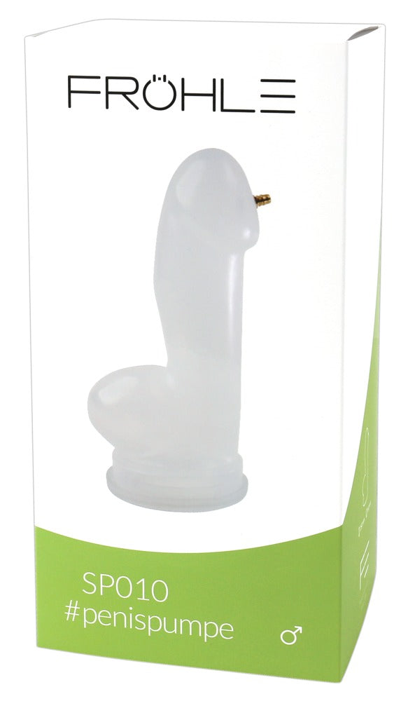SP010 Cilindro Pénis Realista XL transparente