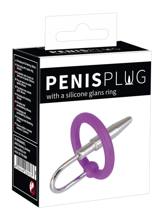 com um anel de silicone para a glande