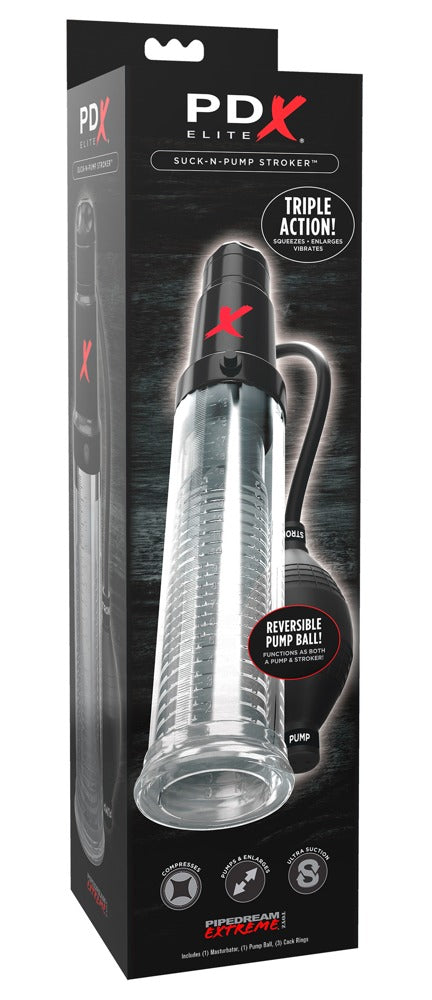 PDX ELITE Stroker Sugador e Bomba
