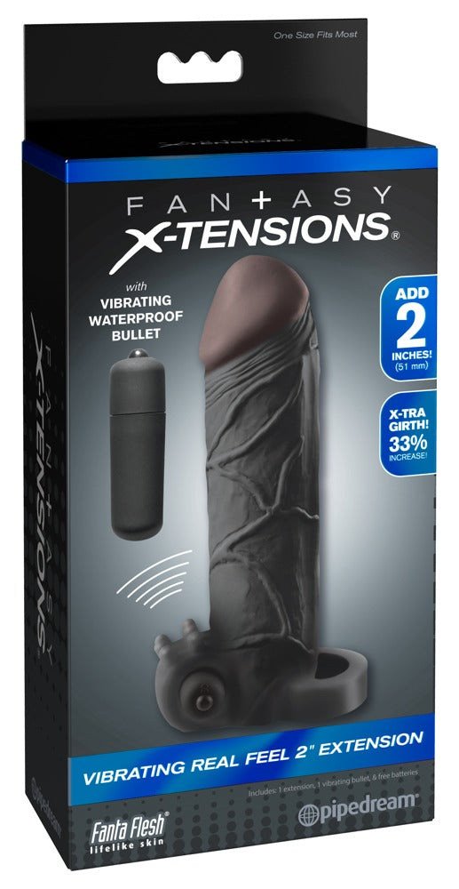 Extensão Vibratória Real Feel de 2"