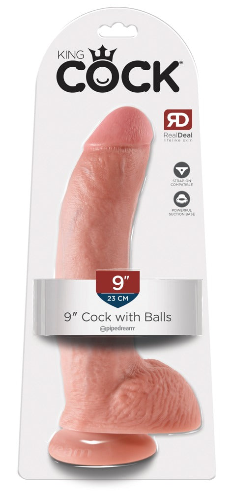 Pénis 9" com Testículos