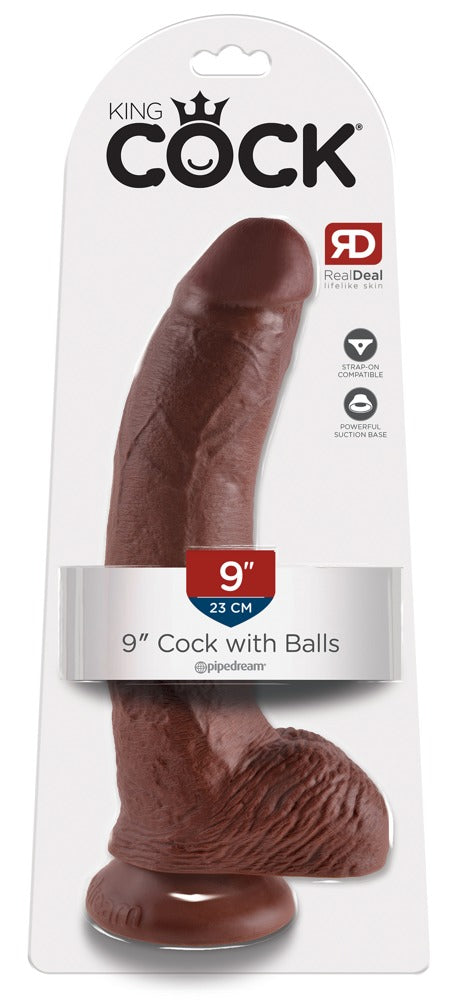 Pénis 9" com Testículos