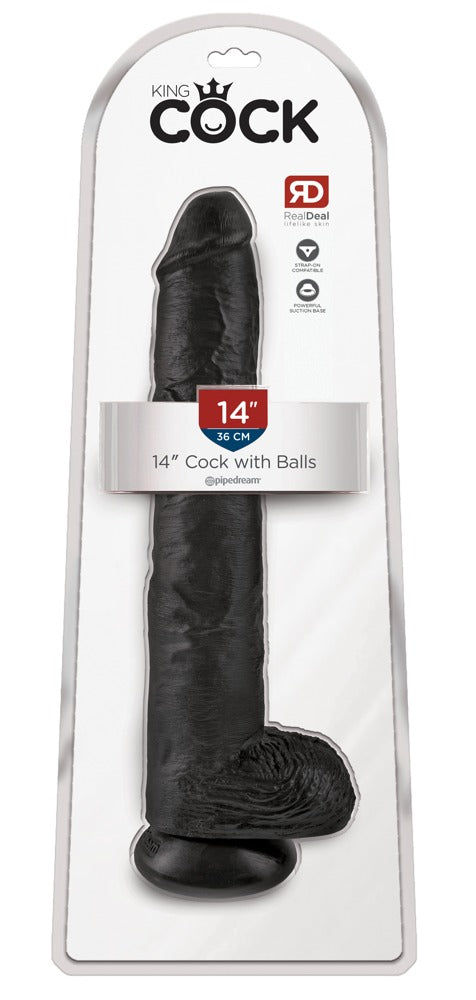 14" Pénis com Testículos