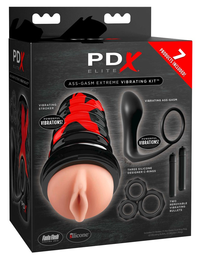 Kit de Vibração Extrema para Orgasmo Anal