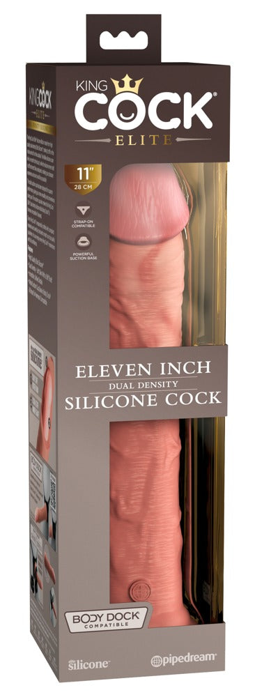 Pénis de Borracha de Silicone de Dupla Densidade 11"