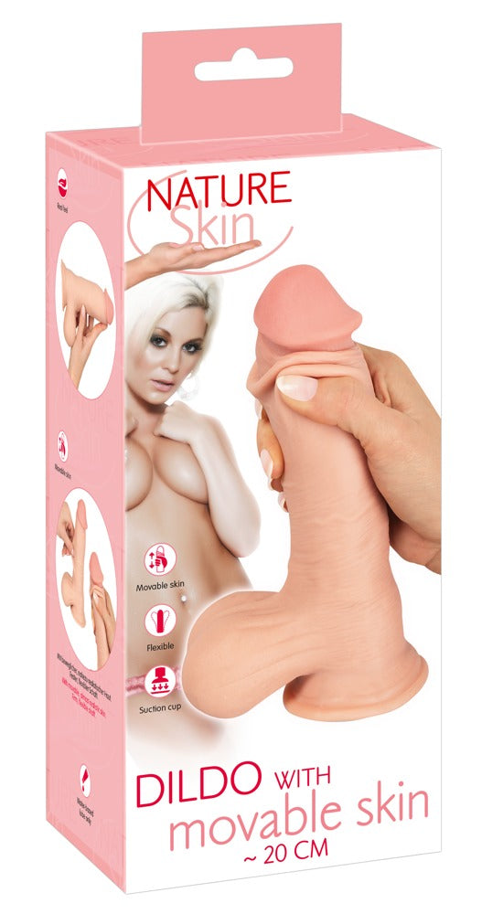 Dildo com Pele Movível