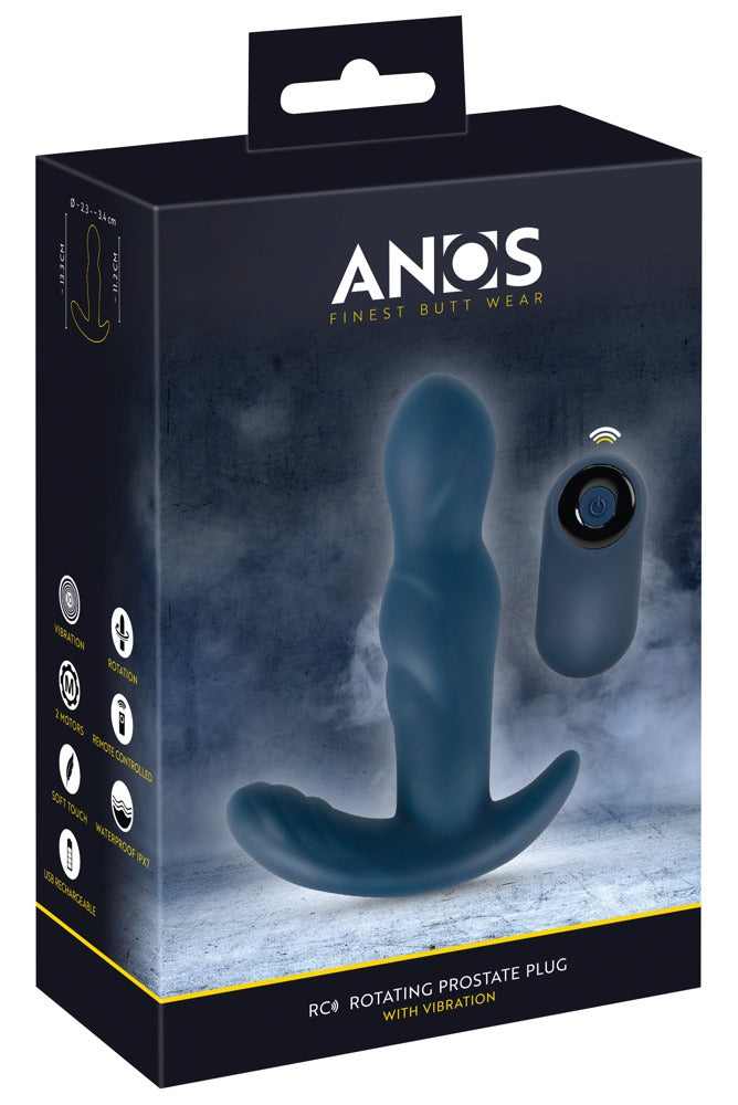 Plug Prostático Rotativo RC com Vibração