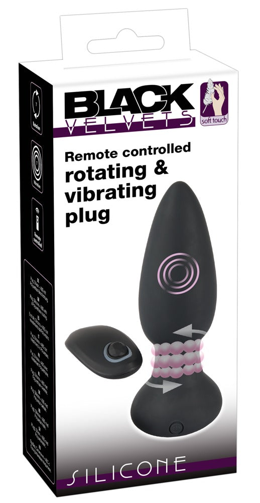 Plugue rotativo e vibratório controlado remotamente