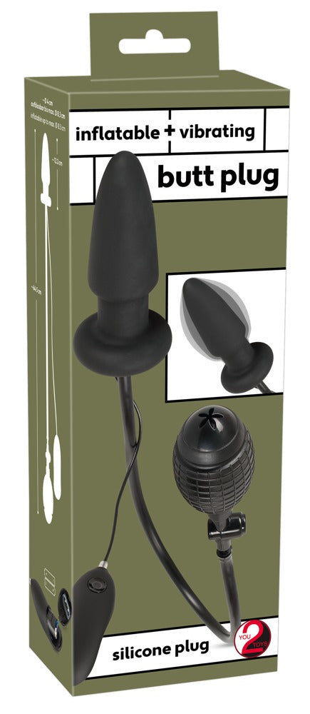 Plug Anal Vibratório Insuflável