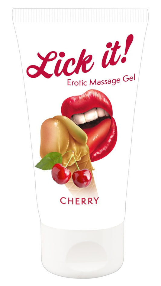 Gel de Massagem Erótica Cereja