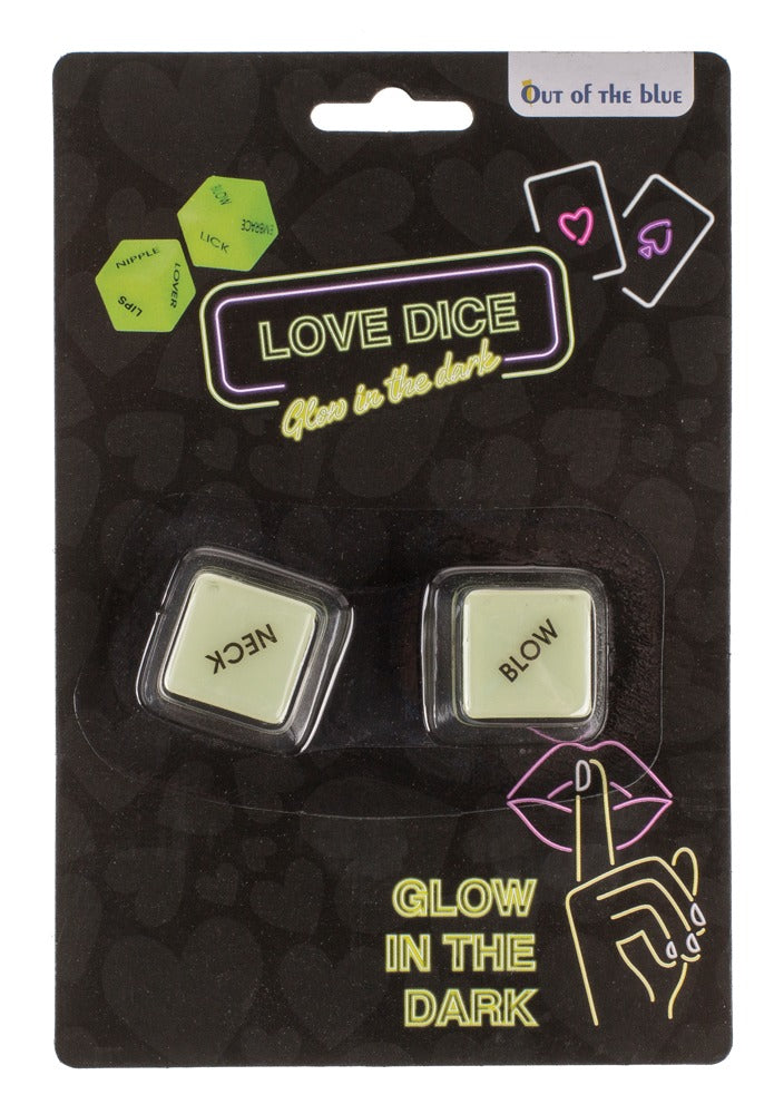 Dados do Amor que Brilham no Escuro