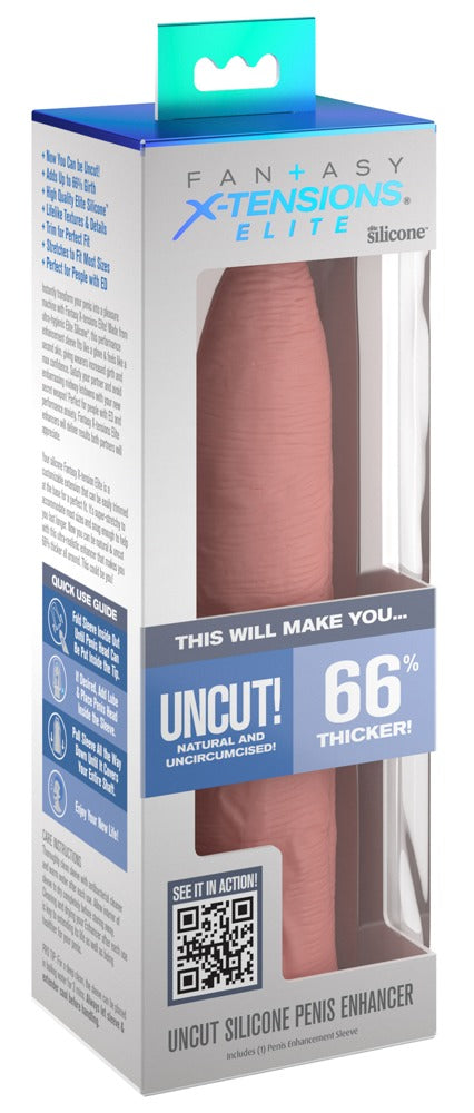 Aumentador de Pénis de Silicone por Cortar