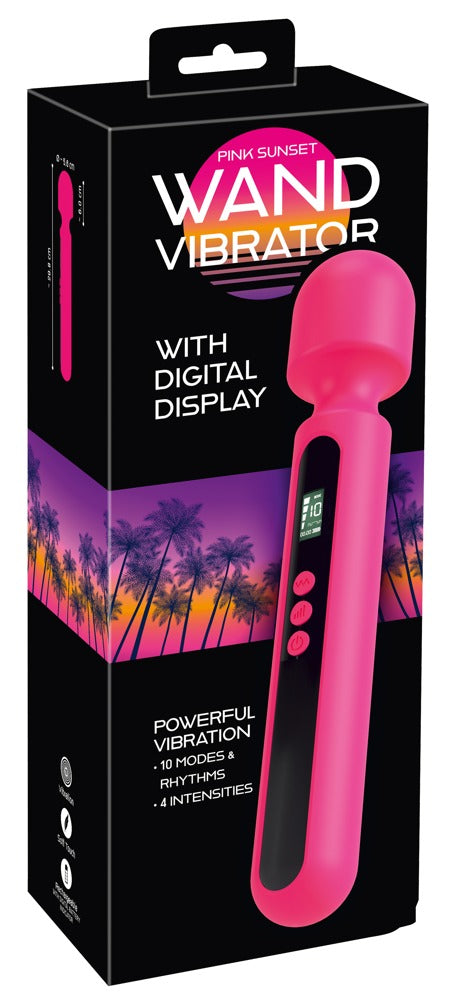 Vibrador de Bastão Pôr do Sol Rosa