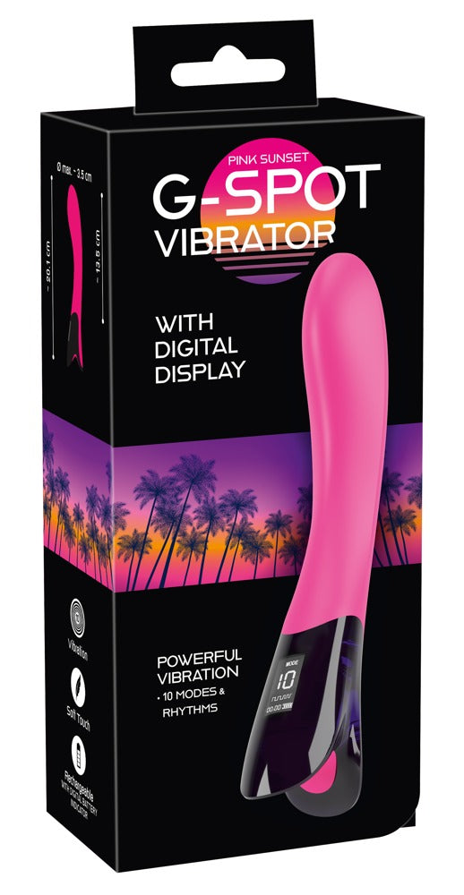 Vibrador Ponto G Pôr do Sol Rosa