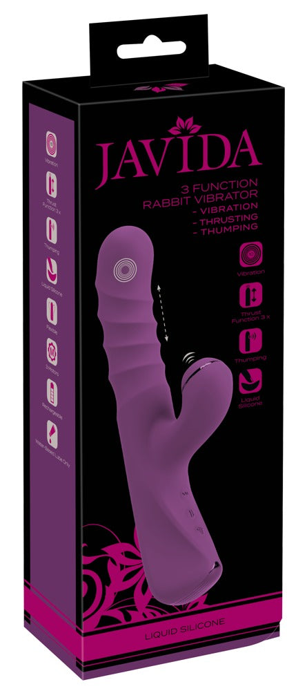 Vibrador de Coelho com 3 Funções